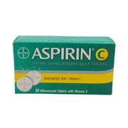 Bayer Aspirin C Vitamin 400mg 10 Tablets