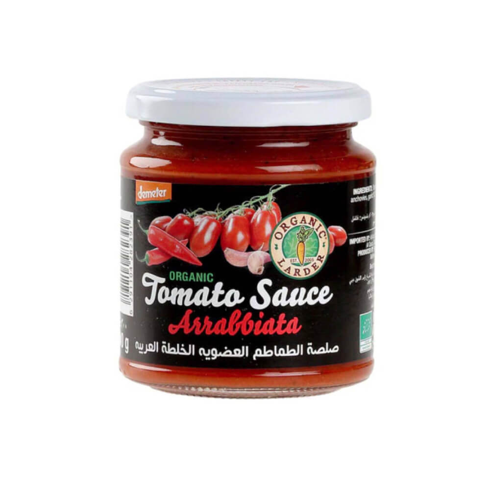 Organic Larder Tomato Sauce Arrabiata 300Gm