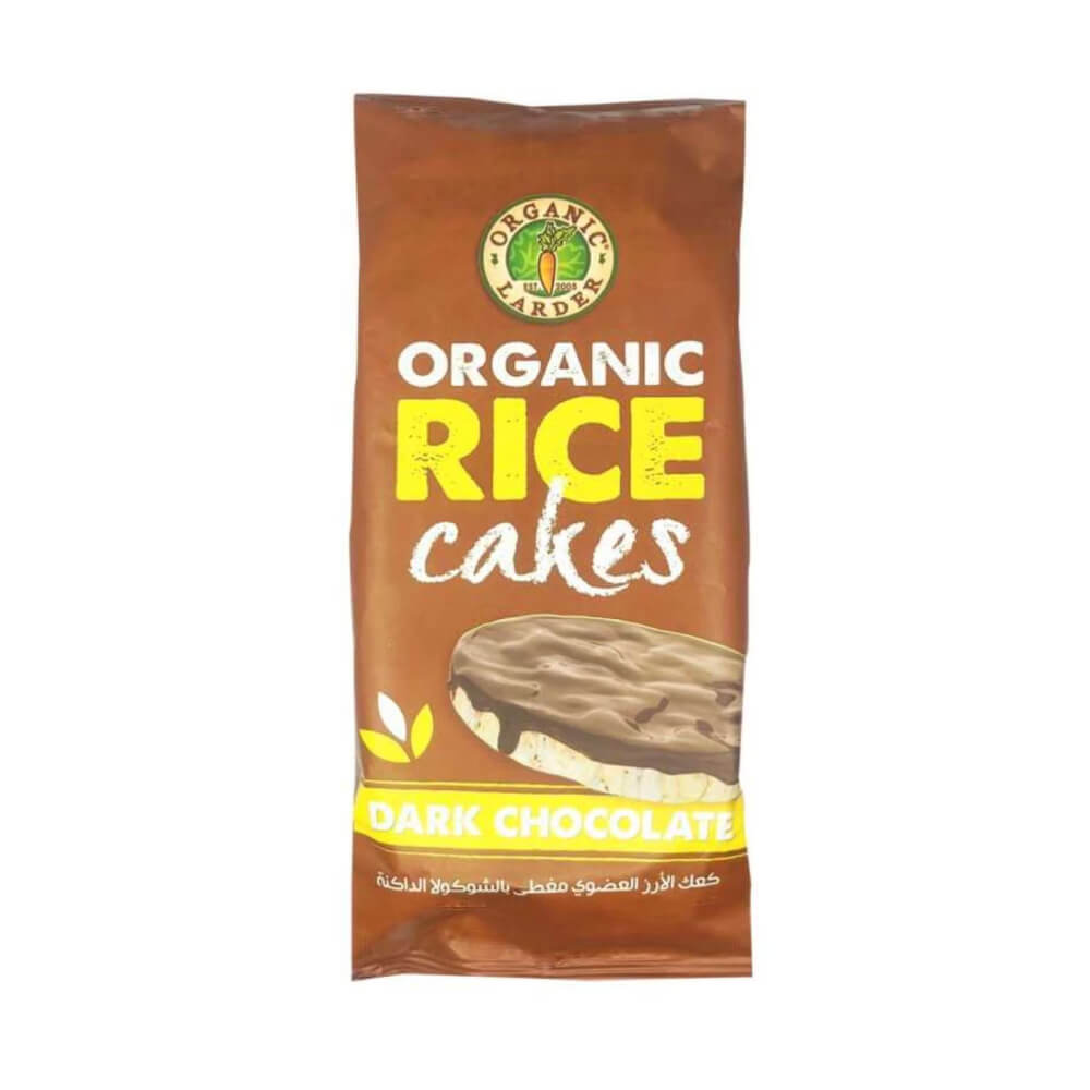 Organic Larder Rice Cakes With Dark Chocolate 67gm