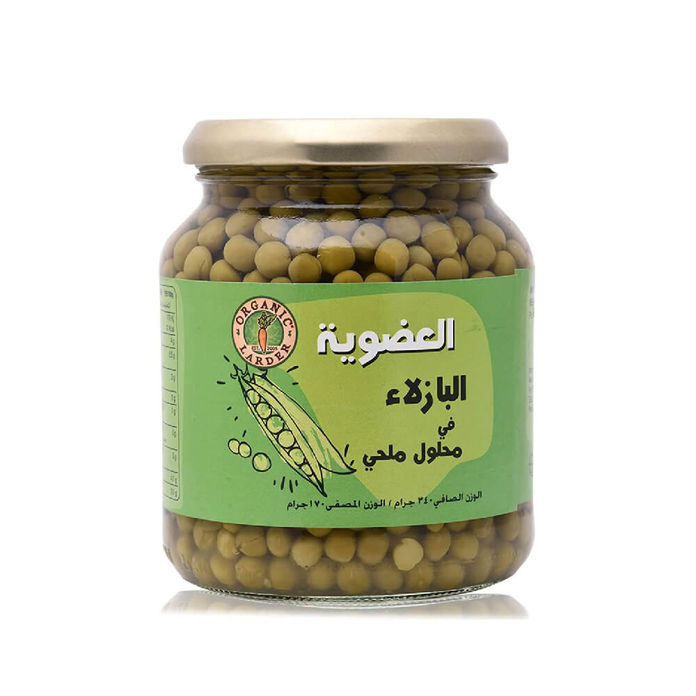 Organic Larder Peas In Brine 350gm