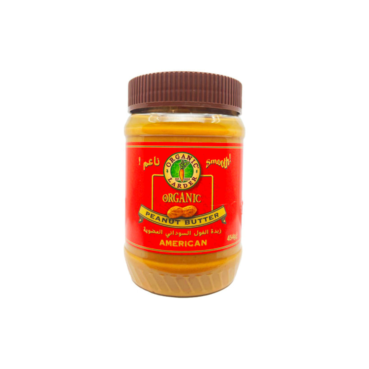 Organic Larder American Creamy Peanut Butter 454g