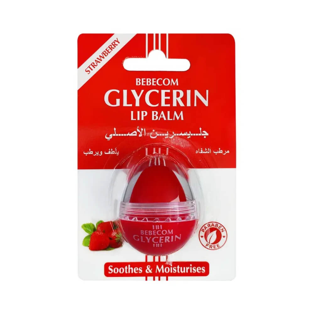 Bebecom Glycerin Strawberry Lip Care Balm 10gm