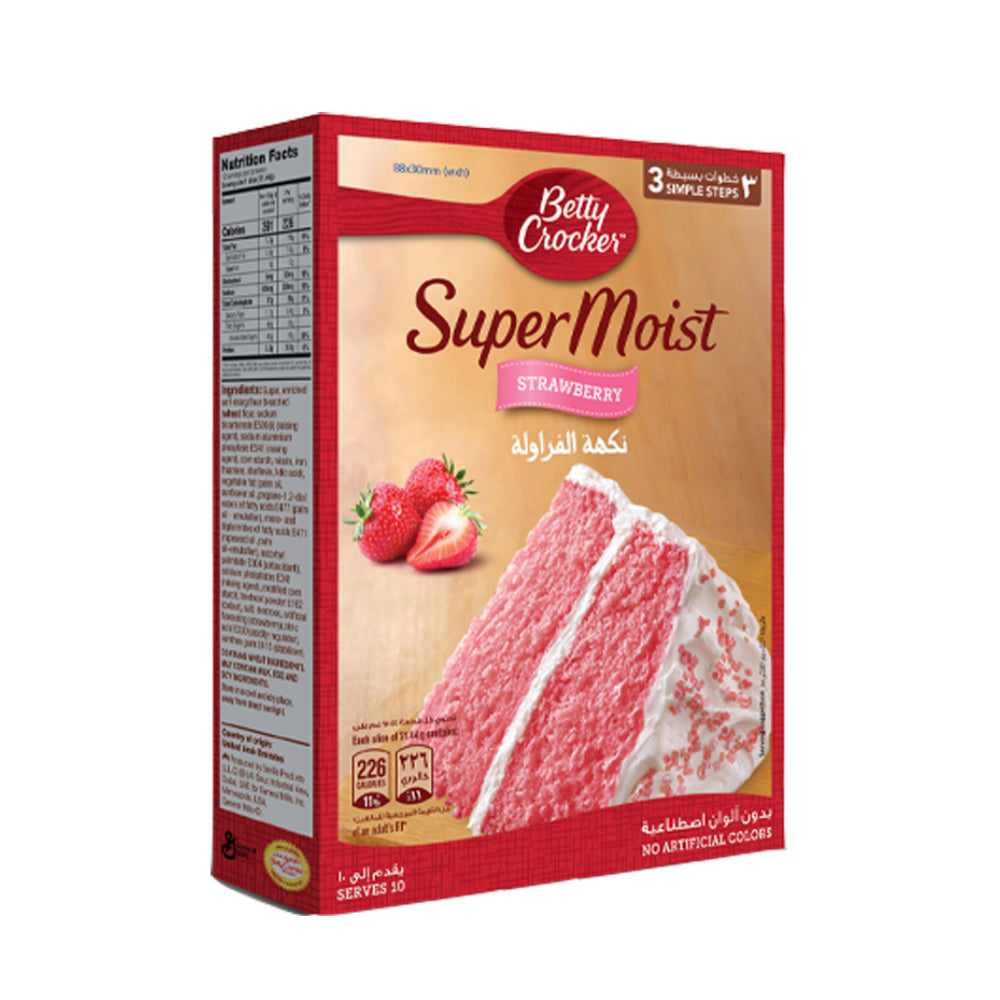 Betty Crocker Supermoist Strawberry Cake 400gm