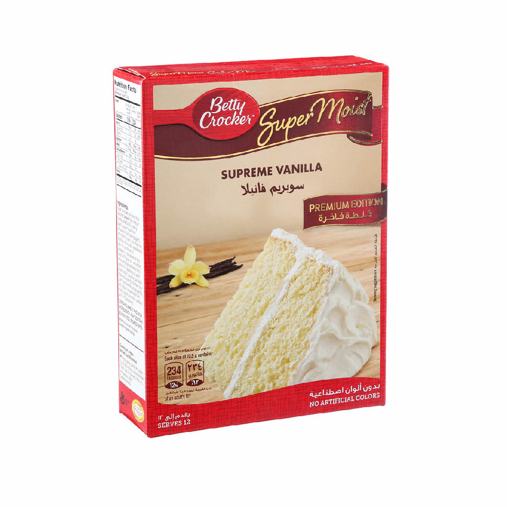 Betty Crocker Supermoist French Vanilla Cake Mix 510Gm