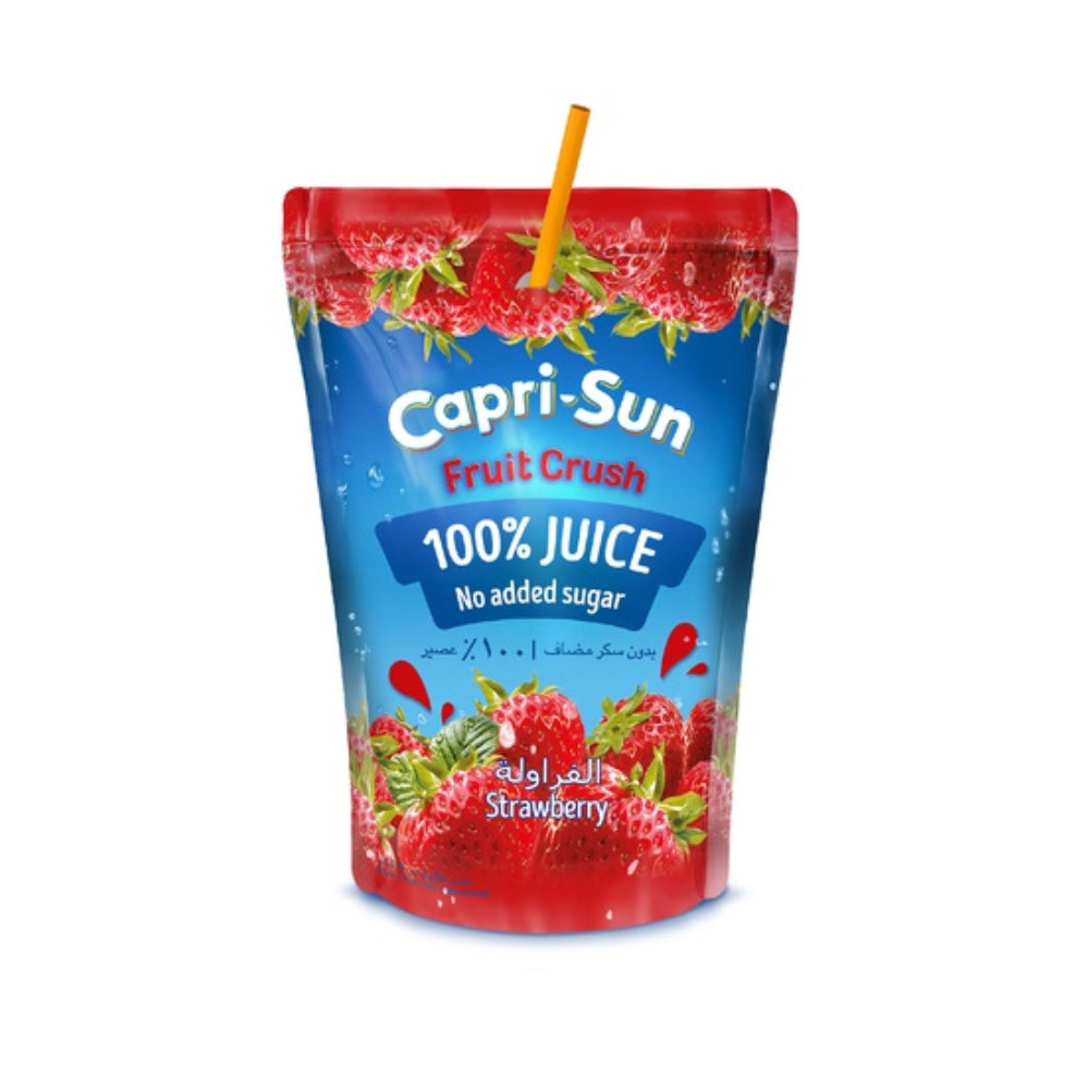 Capri-Sun Fruit Crush Strawberry No Added Sugar 200ml