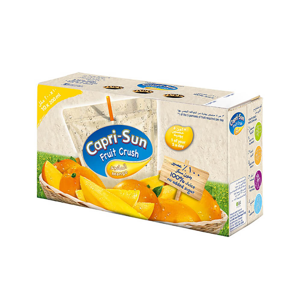 Capri-Sun Fruit Crush Mango 200mlx10