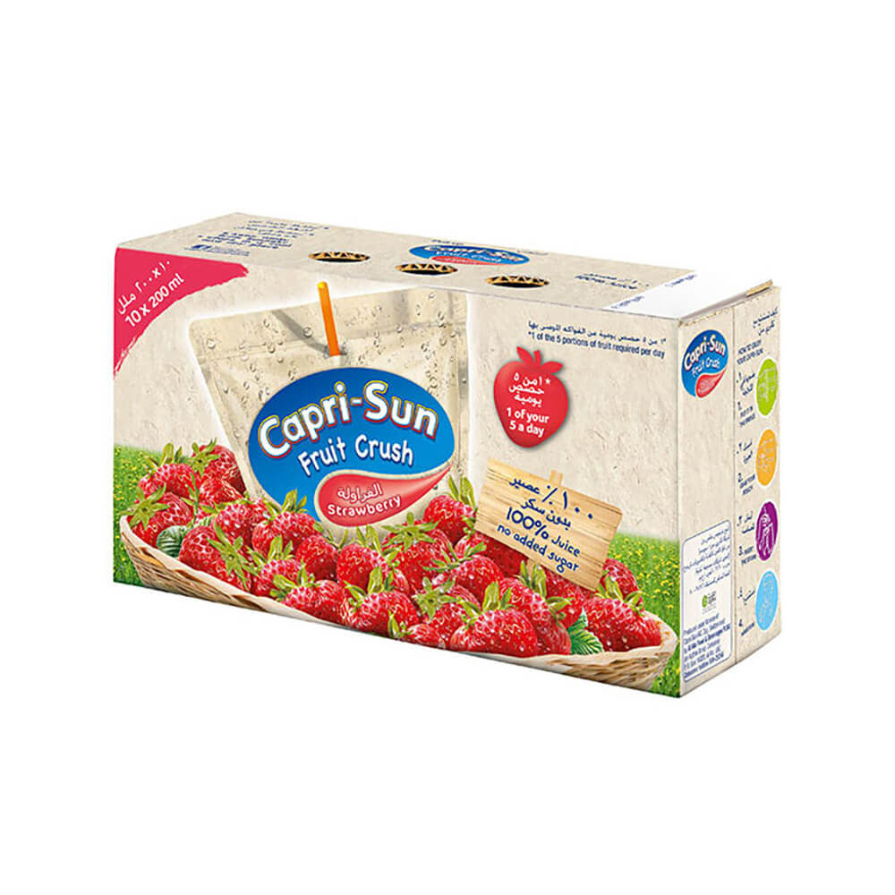 Capri-Sun Fruit Crush Strawberry 200mlx10