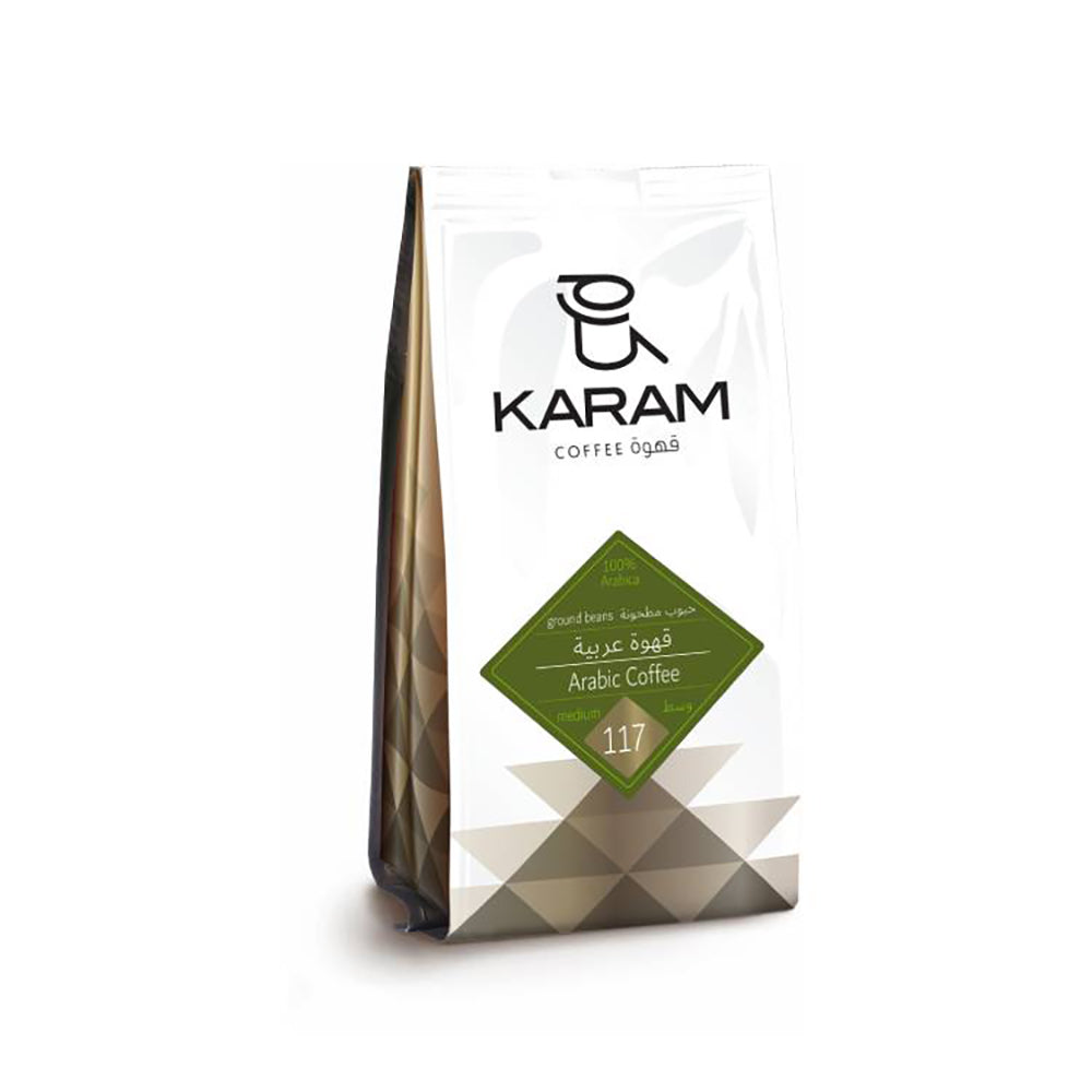 Karam Arabic Coffee 117 Med Rst Grnd Bean 250G