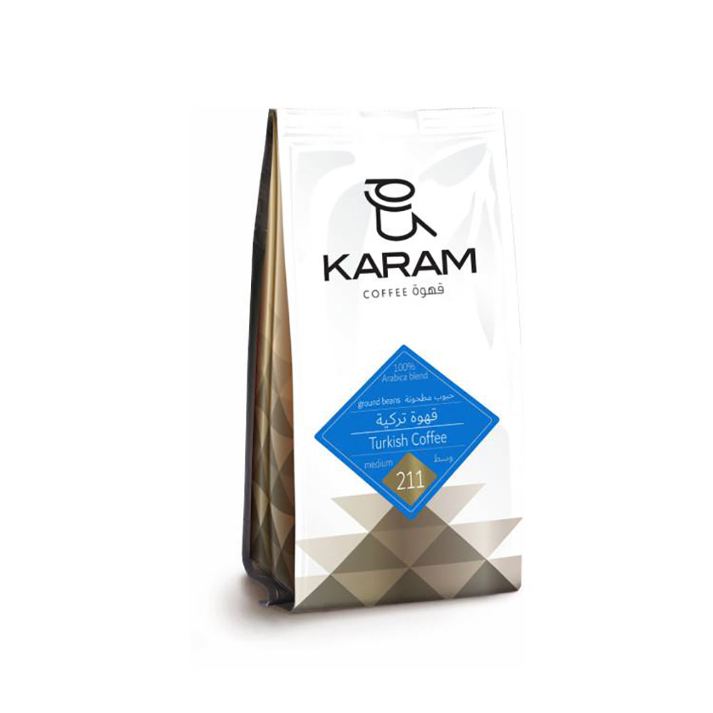 Karam Turkish Coffee 211 Dark Rst Grnd Bean 250G