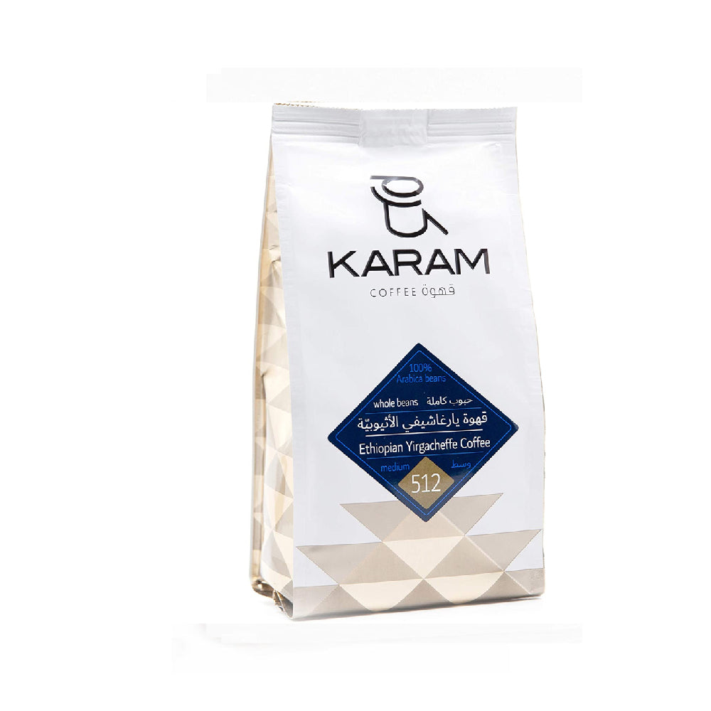 Karam E Yirga Coffee 512 Med Rst Whole Bean 250G