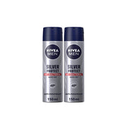 Nivea Men Shower Gel Silver Protect 250mlx2 @20% Off