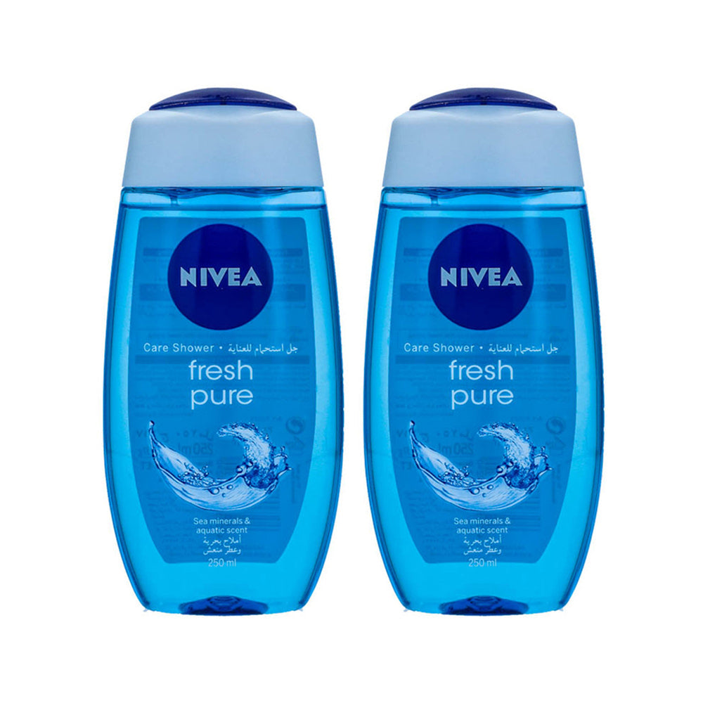 Nivea Shower Gel Pure Fresh 250mlx2 @20% Off