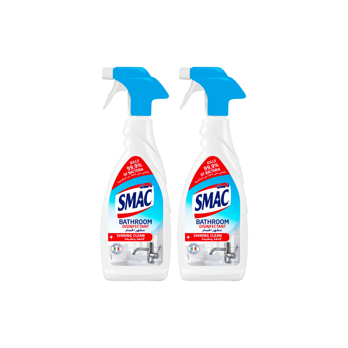 Smac Bathroom Disinfection Shining Clean 2x650ml