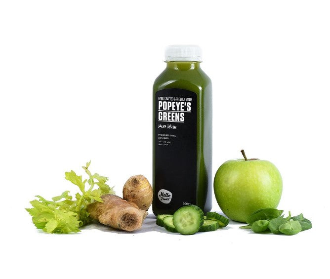 Hello Fruits Popeyes Green 500Ml