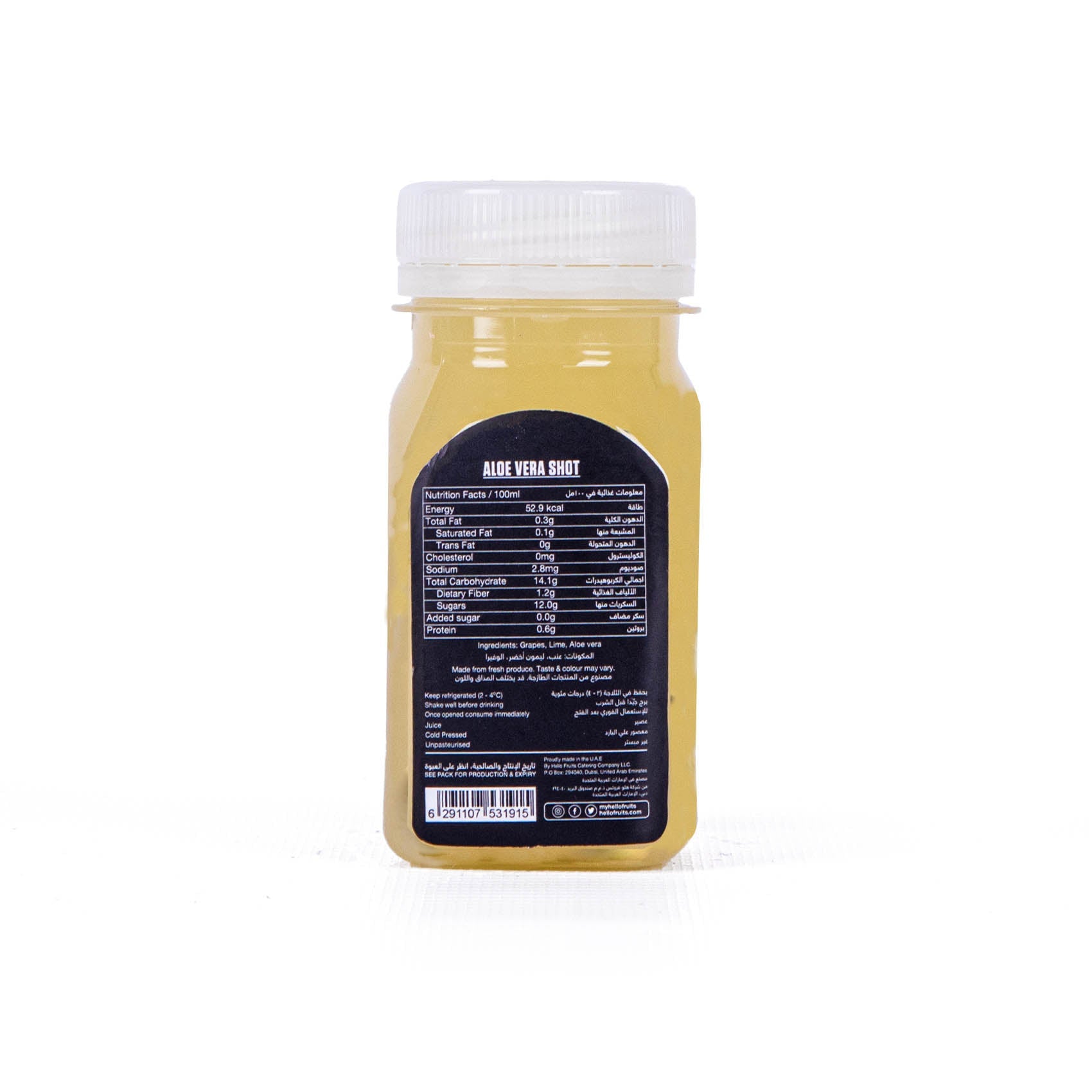 Hello Fruits Aloe Vera Shot 100Ml