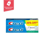 Crest 3DWhite Toothpaste Ext.Mint 125mlx2 @50% Off