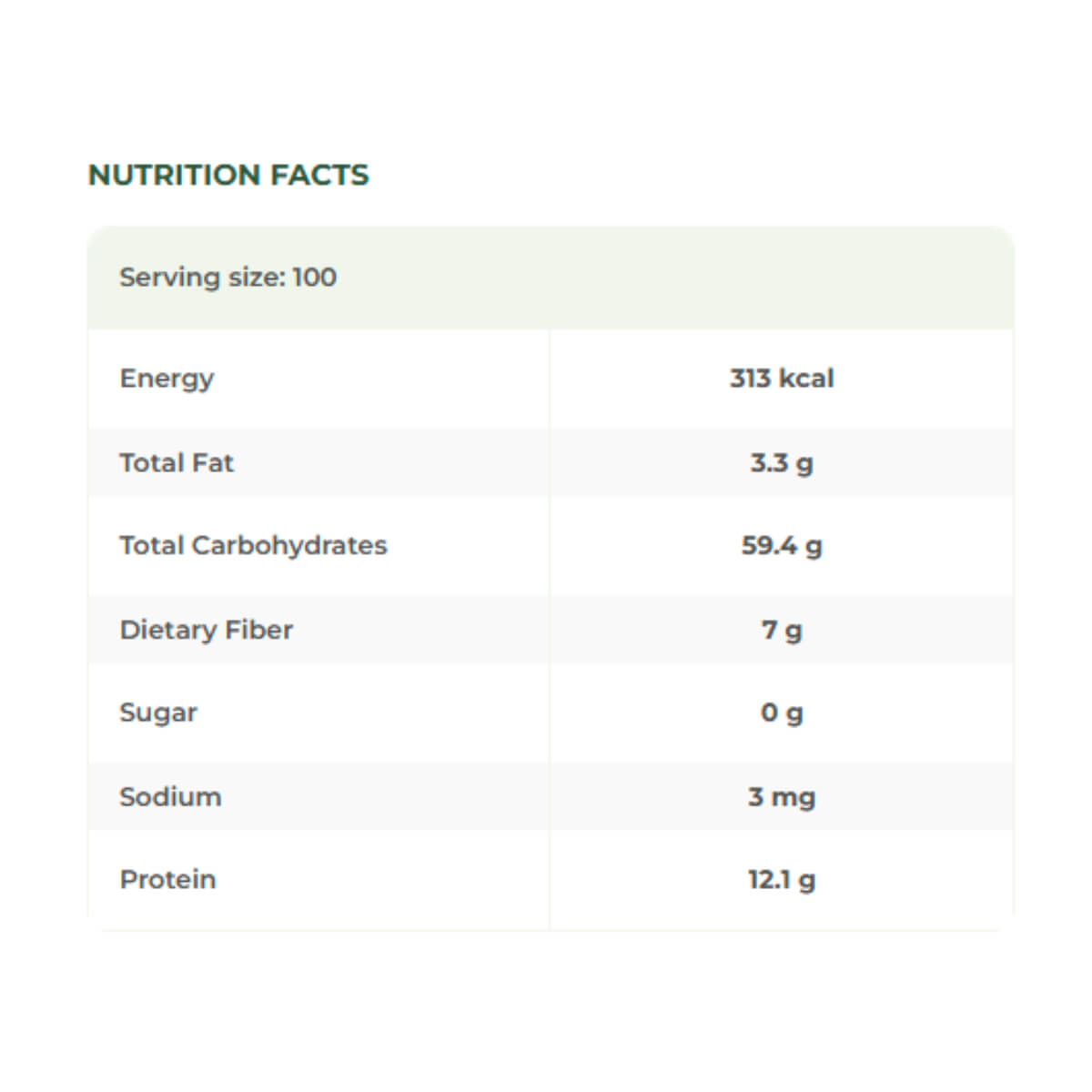 Earth Goods Organic Oat Flakes 500g