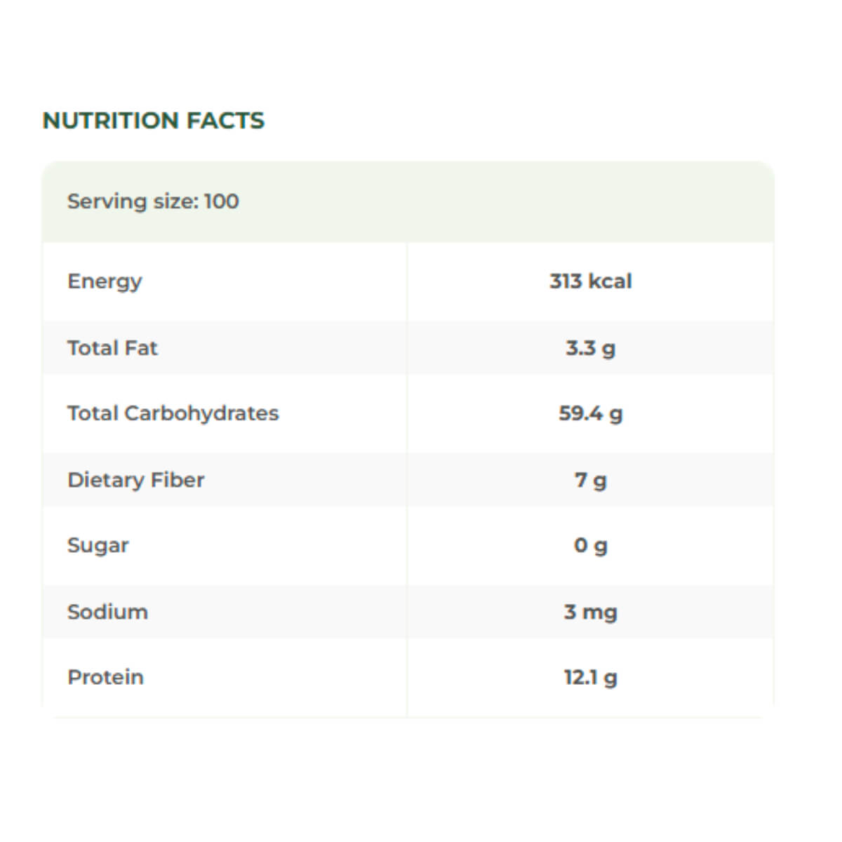Earth Goods Organic Oat Porridge 500g