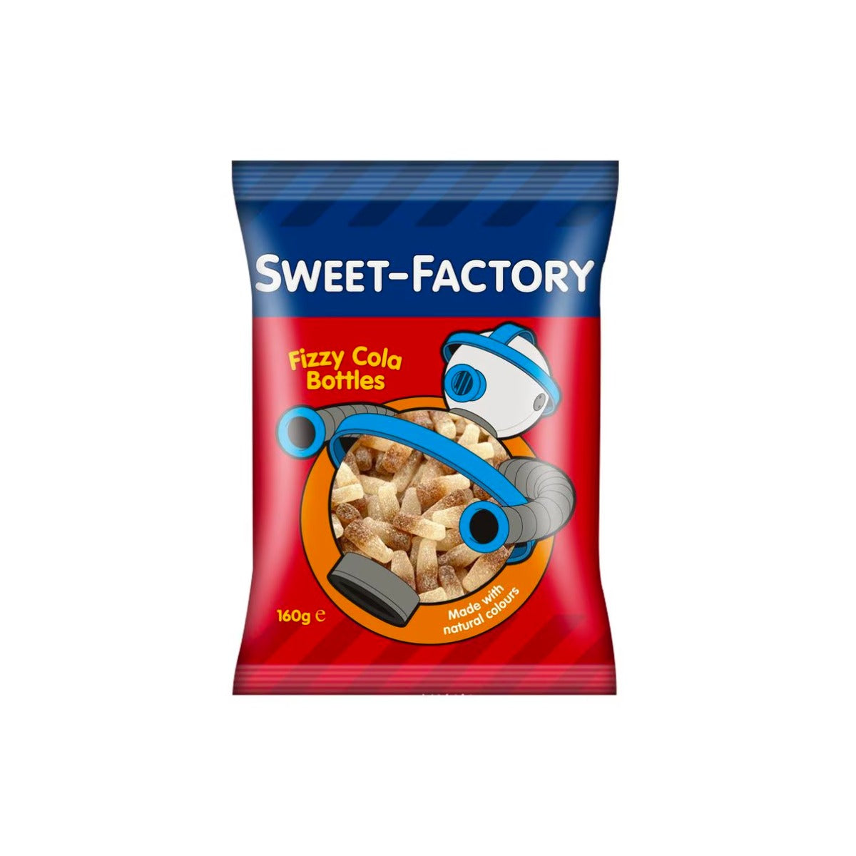 Sweet Factory Fizzy Cola Bottles Jelly Candies 160g