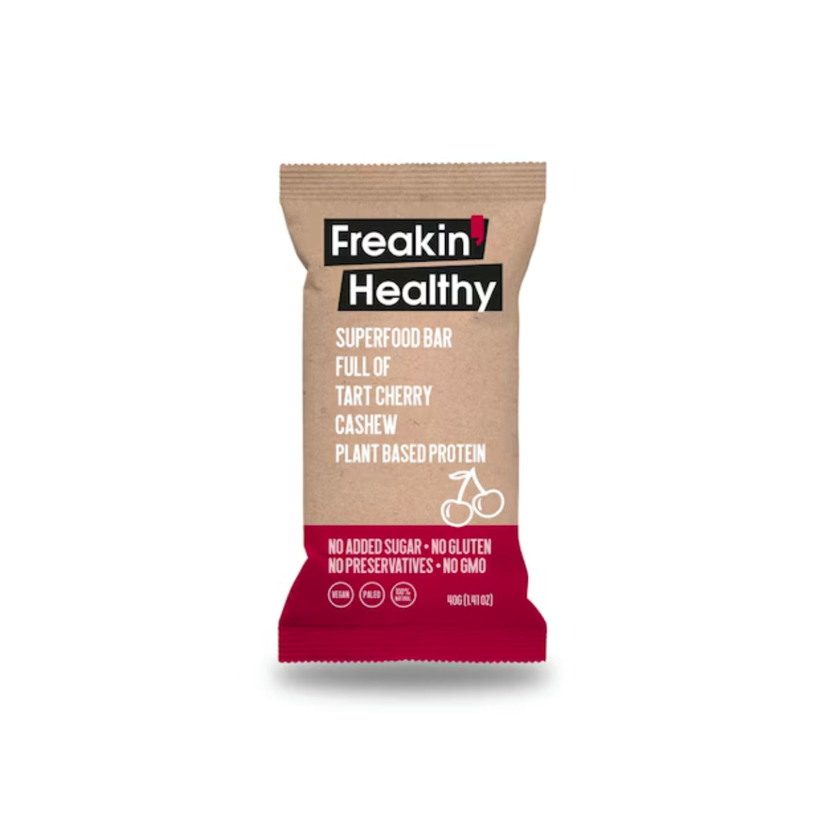 Freakin Healthy Tart Cherry Cashew Bar 40g