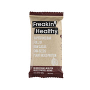 Freakin Healthy Raw Cacao Chia Seeds on A Hazelnut Biscuit layer Bar 40gm
