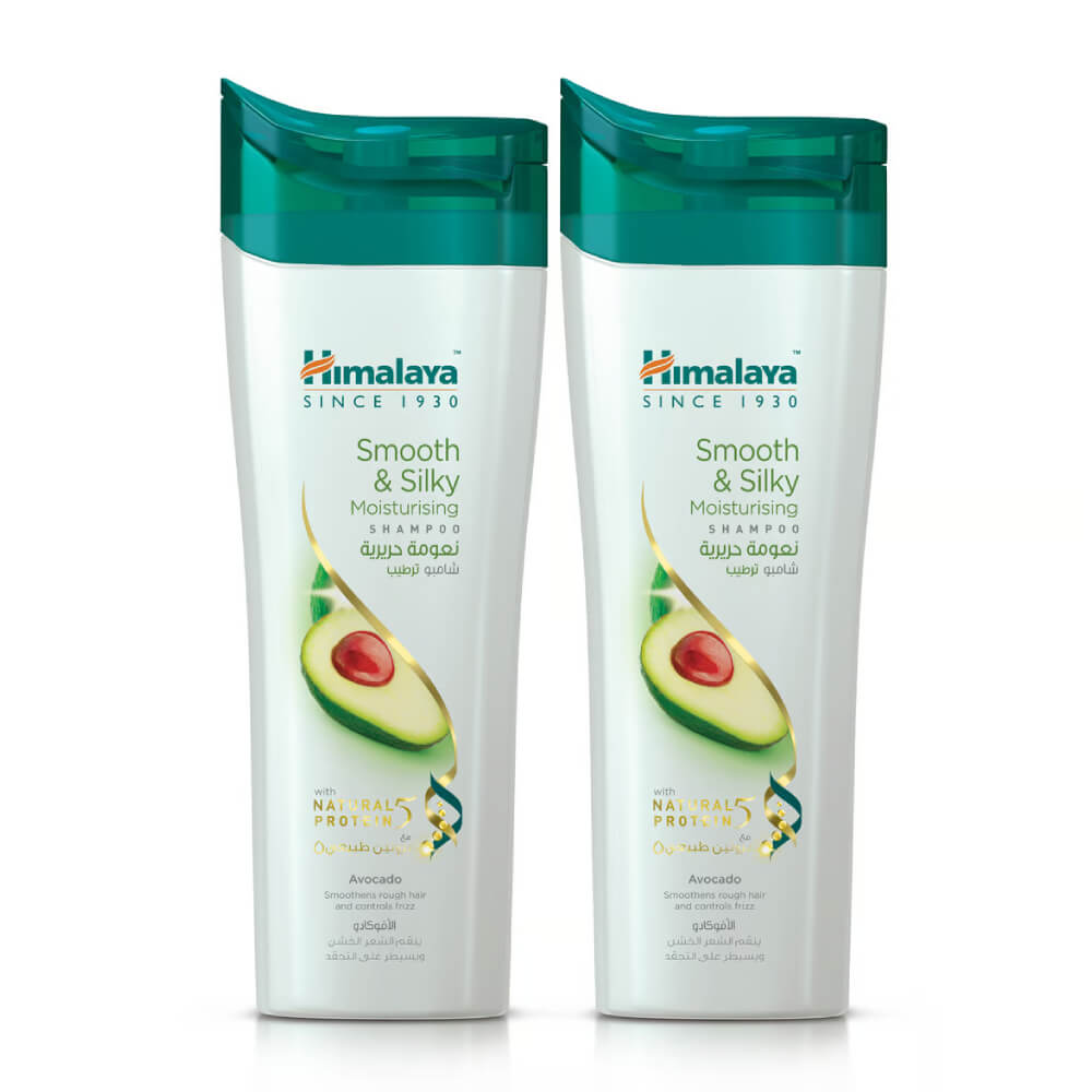 Himalaya Smooth & Silky Moisturising Shampoo 2x400ml