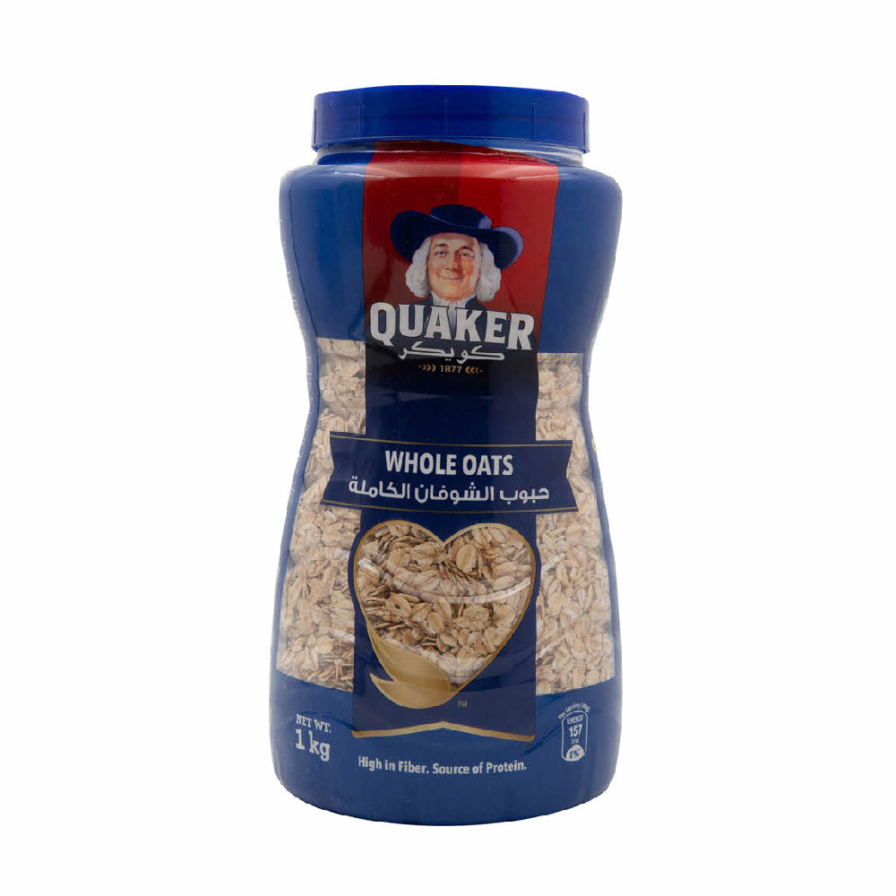 Quaker Whole Oats Pet Jar 1KG