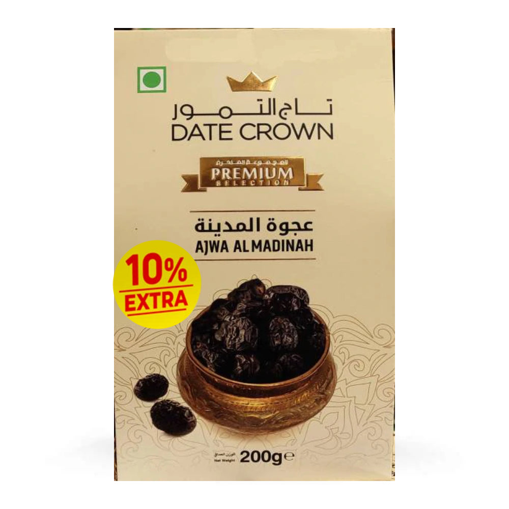 Date Crown Ajwa 200gm+10% Extra Promo