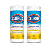 Clorox Disinfecting Crisp Lemon Wet Wipes 2x35 Pieces