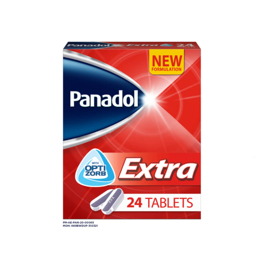 Panadol Extra Effective Pain Relief WIth Opti Zorb 24 Tablets