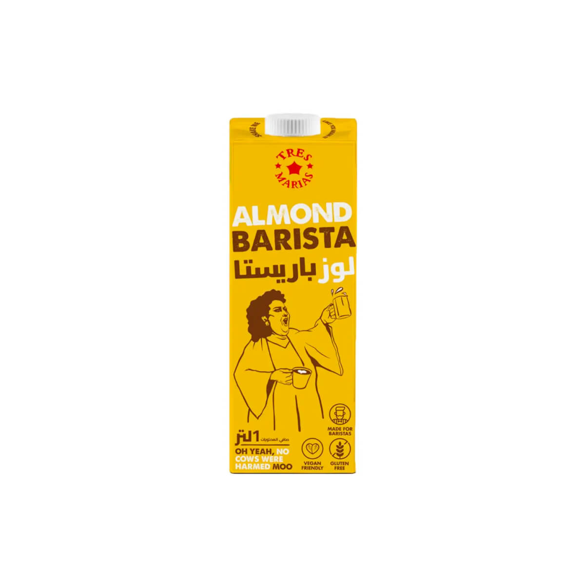 Tres Marias Almond Barista Plant Based Milk 1L