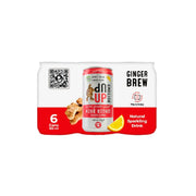 The Ginger People Unfiltered Ginger Brew Fresh Ginger with Lemon Can 6x180ml