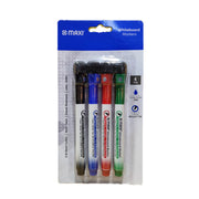 Maxi Whiteboard Marker With Magnetic Eraser 4Pieces