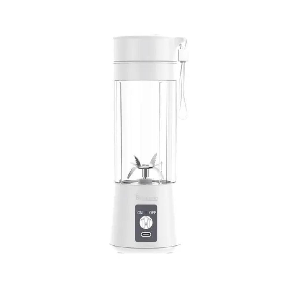 Home Pro 6 Leaf Blades Portable Usb Blender White
