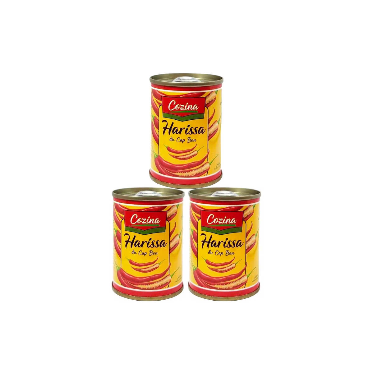 Cozina Harissa Du Cap Bon Hot Sauce 3x135g
