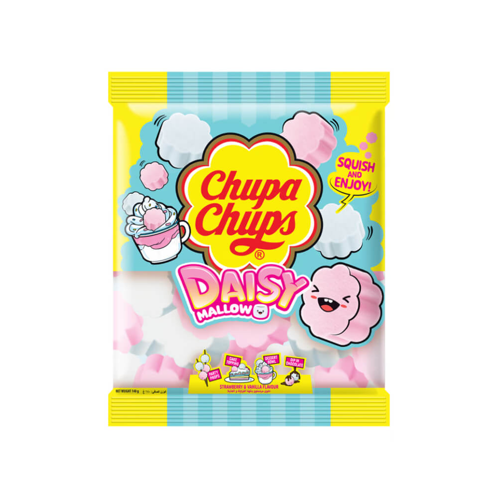 Chupa Chups Daisy Vanilla Strawberry Marshmallow 140g