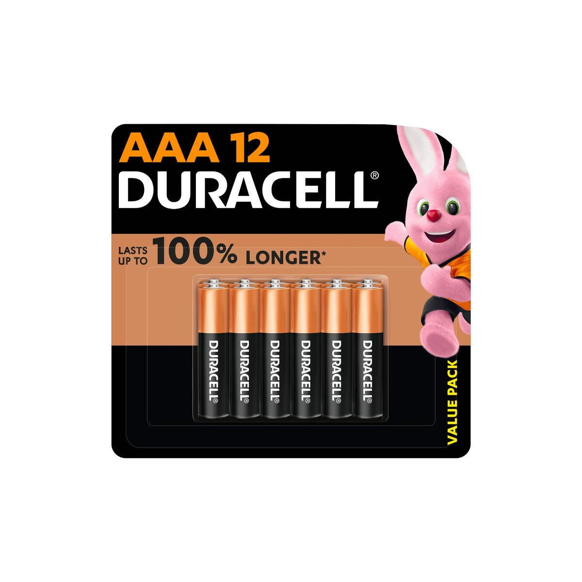 Duracell AAA 12 1.5V Alkaline Batteries 12 Pieces