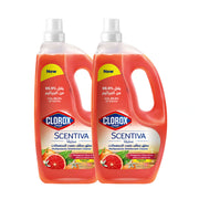 Clorox Scentiva Madagascar Citrus Grove Multipurpose Disinfectant Cleaner 2x1.5L