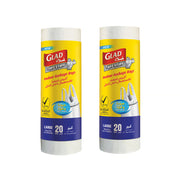 Glad Garbage Bag With Handle 58cmx70cm 2x20 Pieces