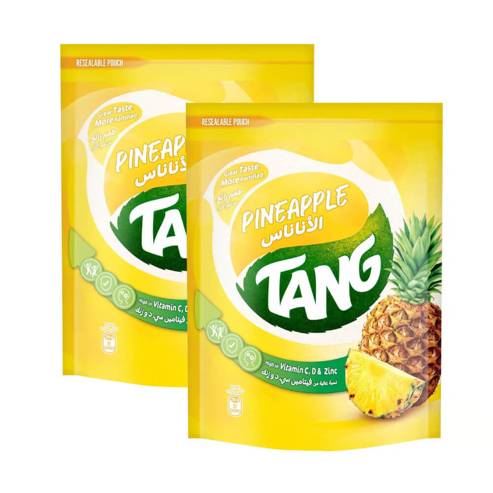 Tang Pineapple Flavoured Powder Drink 2x375Gm