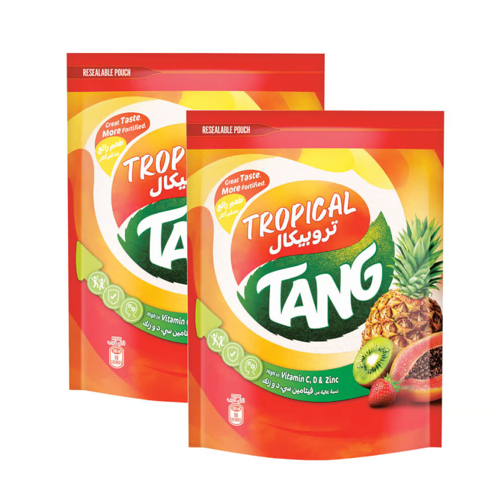 Tang Tropical Flavoured Powder Drink 2x375gm