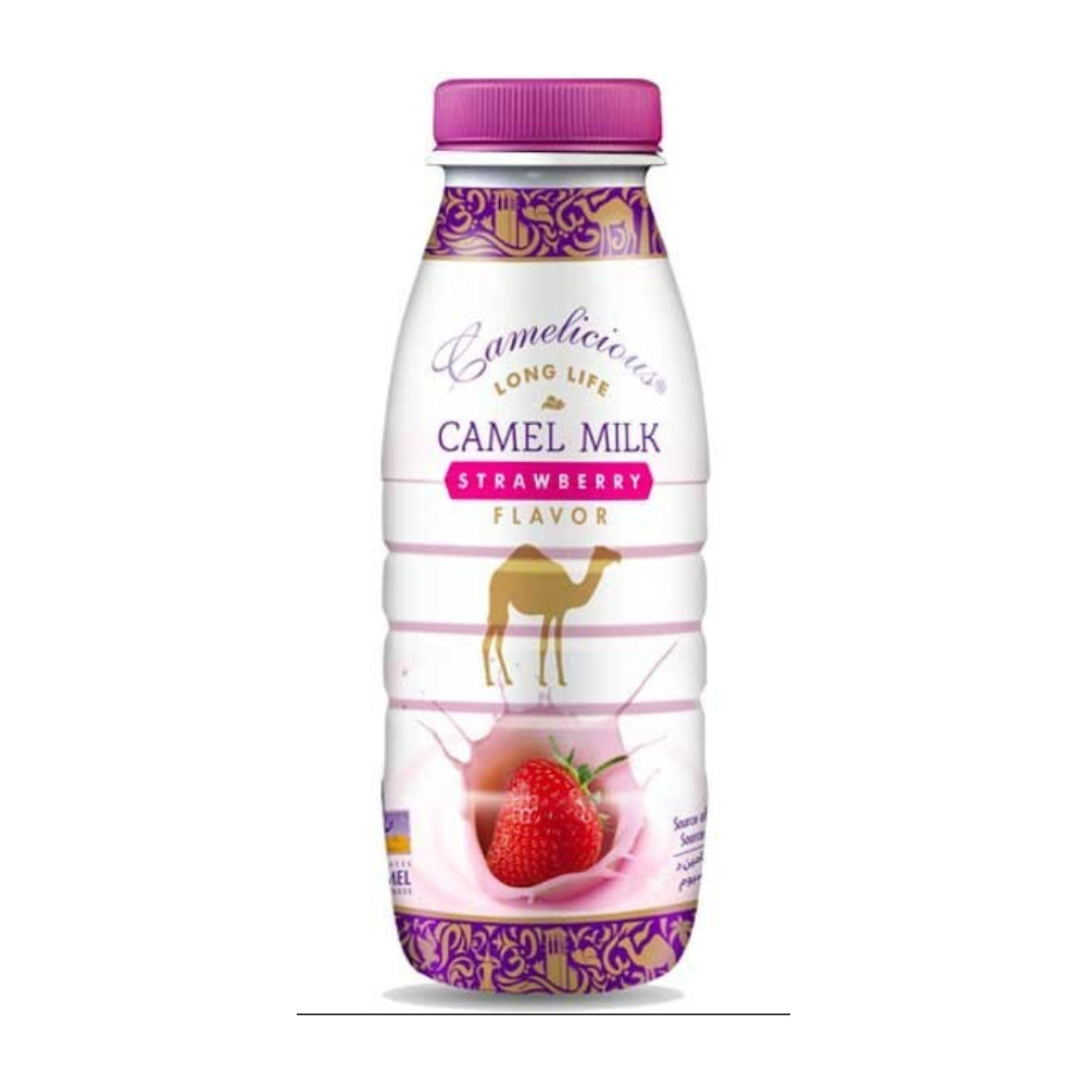 Camelicious Strawberry Flavored Camel Milk 210ml