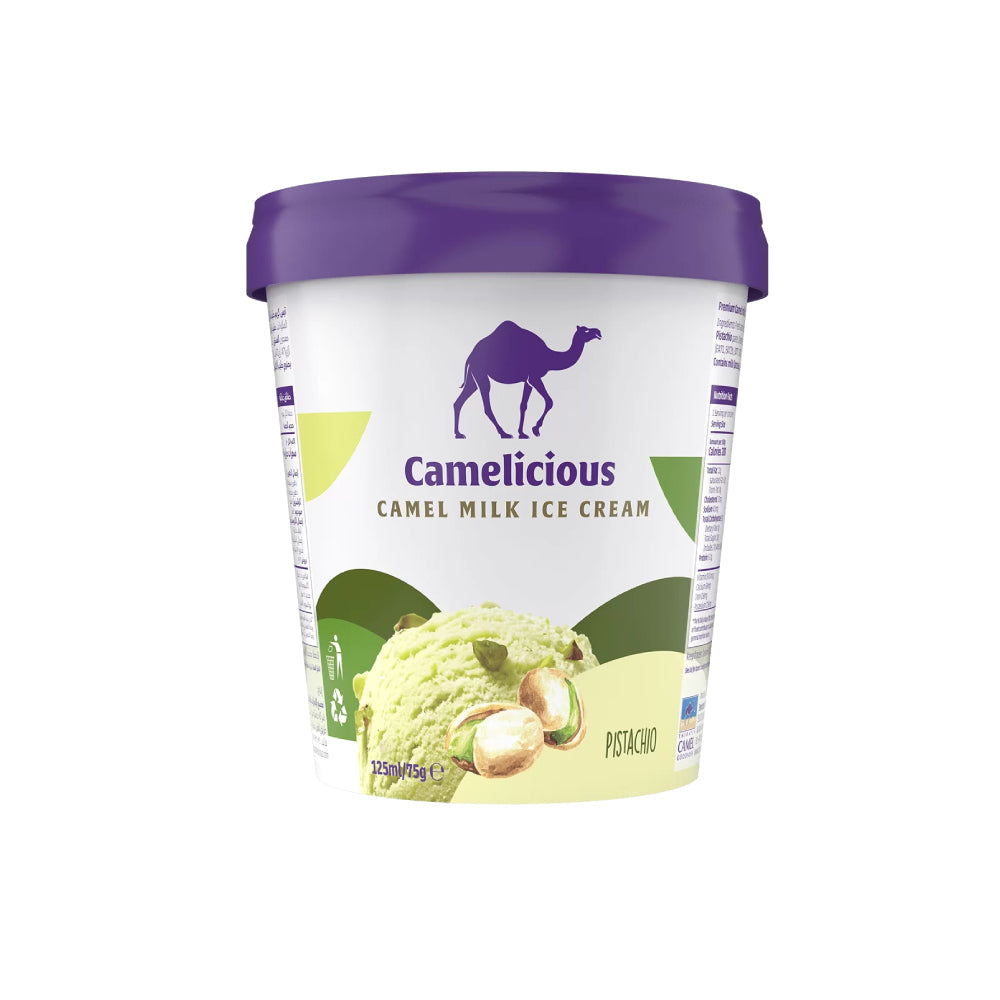 Camelicious Camel Milk Pistachio Ice Cream 125Ml