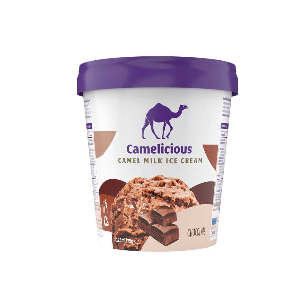 Camelicious Camel Milk Chocolate Ice Cream 125Ml