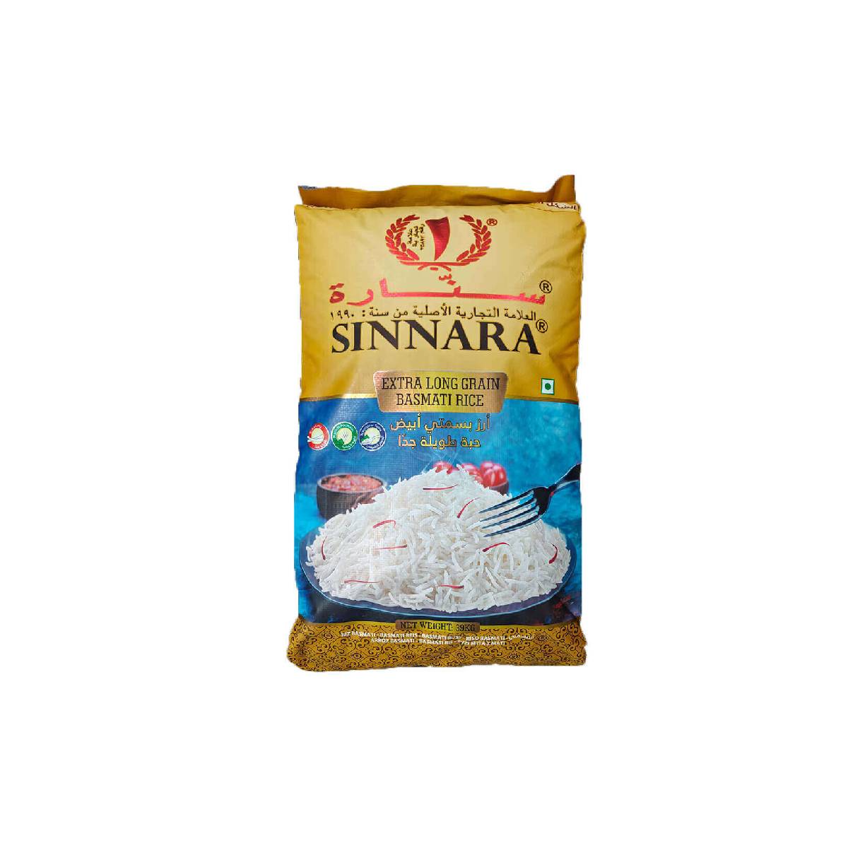 Sinnara Basmati Rice 39Kg