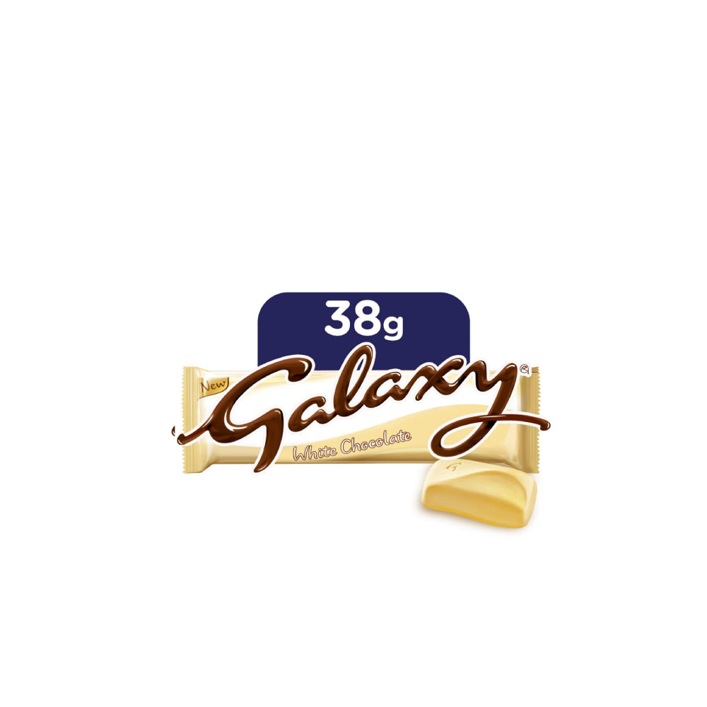 Galaxy Chocolate Bar White Chocolate 38G