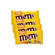 M&M's Peanut Chocolate Candy 4x45g