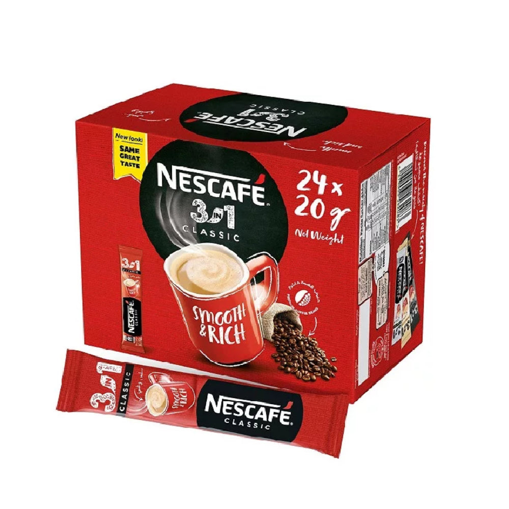 Nescafe 3in1 Inst Coffee Box 20Gx24