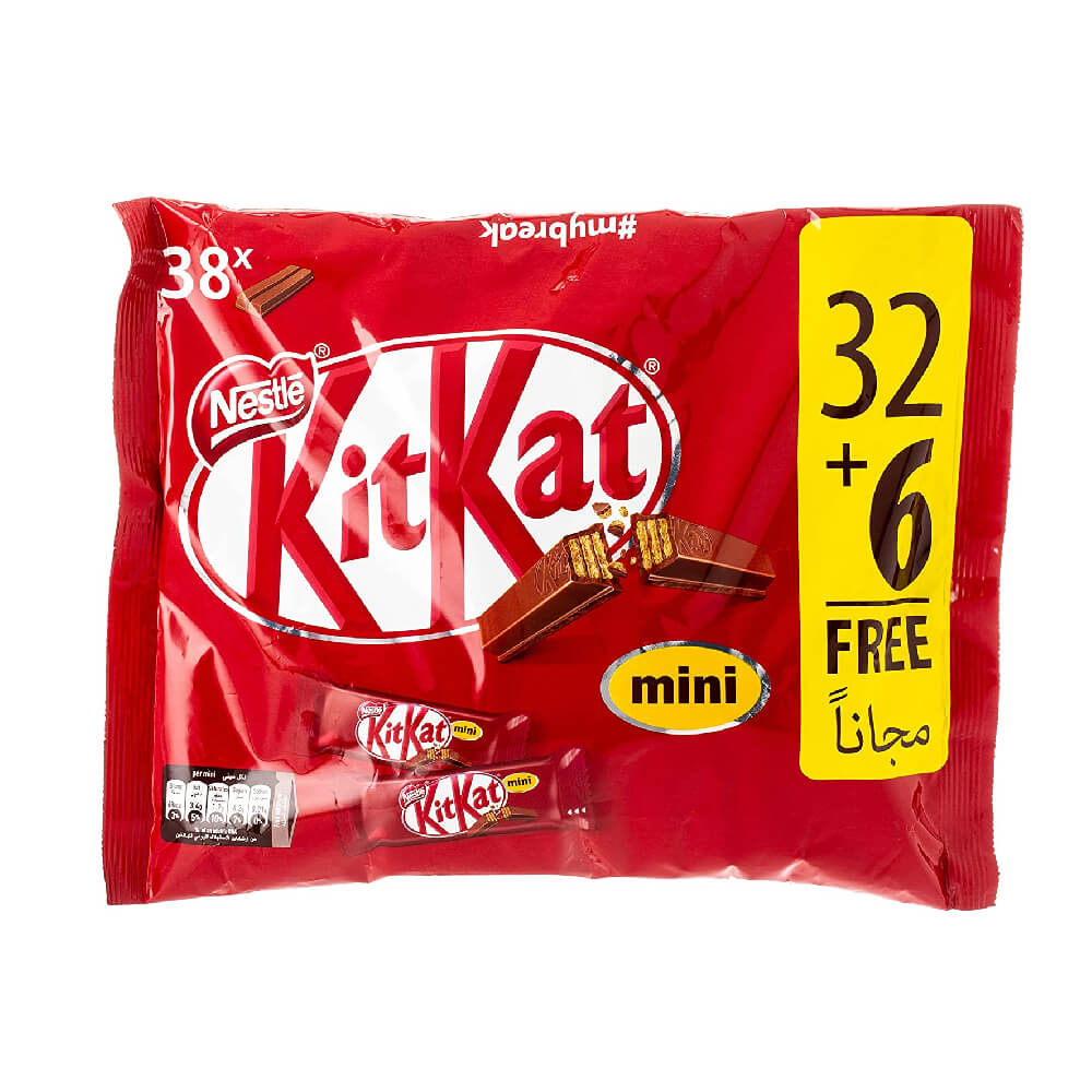 Kit Kat Mini Chocolate  Bag 500gm 32+6 Free