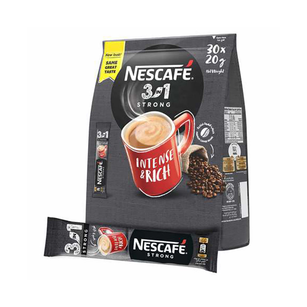 Nescafe 3in1 Intenso Inst Coffee Sachet 20Gx30s